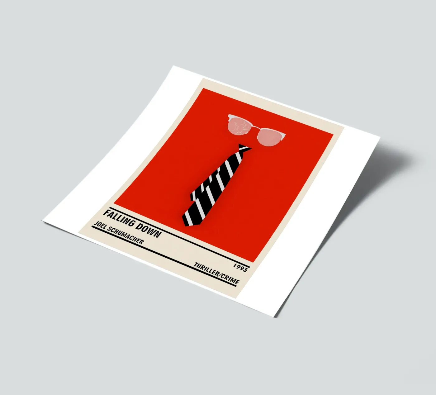 Falling Down stickervel van TheArtstudio