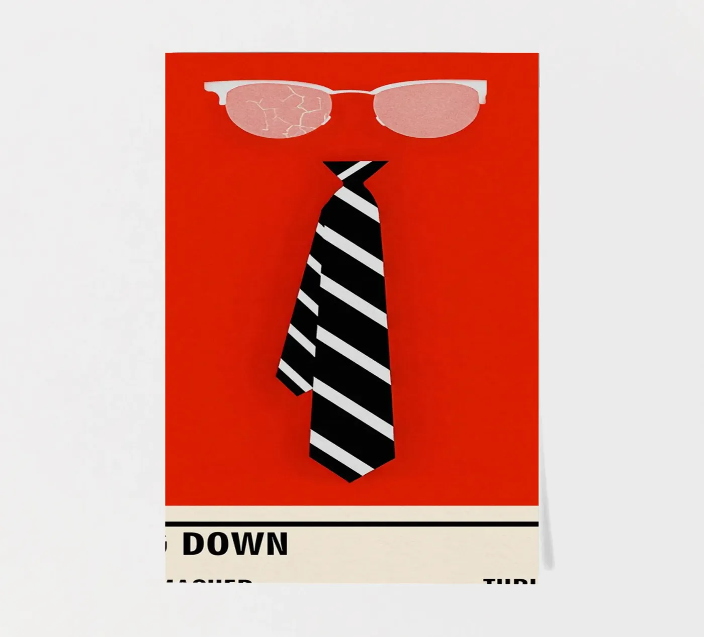 Falling Down stickervel van TheArtstudio