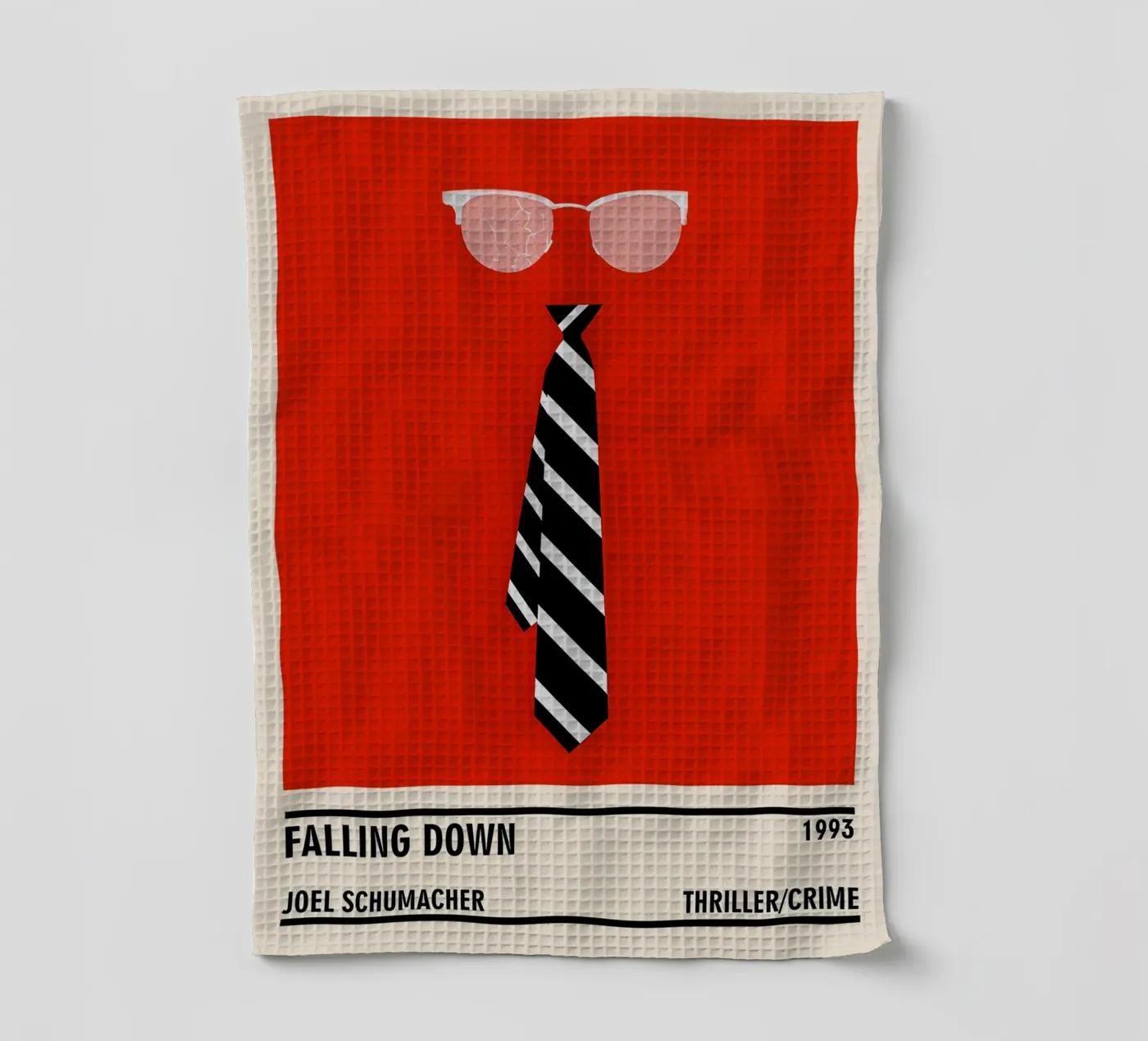 Falling Down tea towel by TheArtstudio