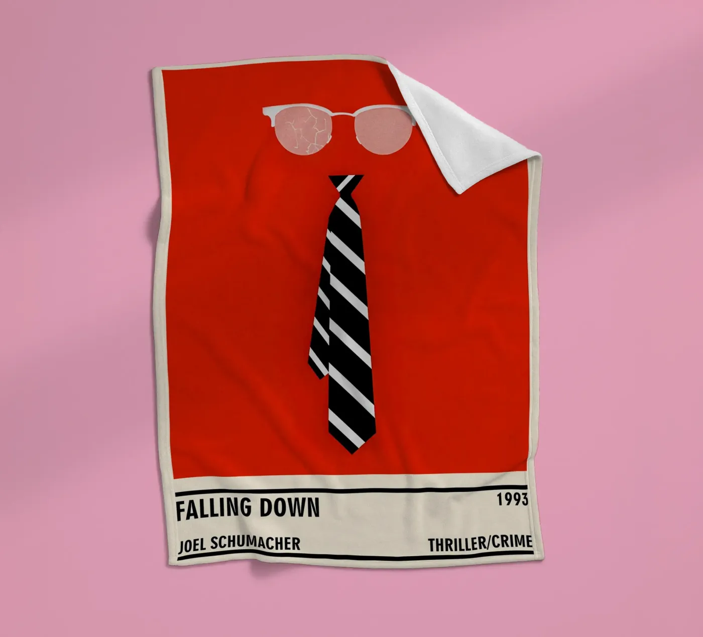 Falling Down fleece blanket by TheArtstudio