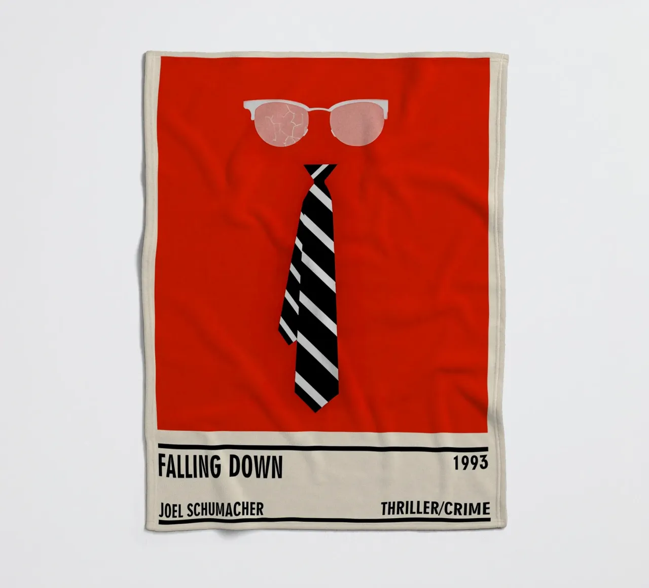Falling Down fleecedeken van TheArtstudio