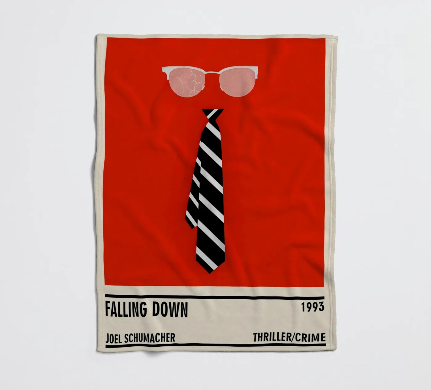 Falling Down fleece blanket by TheArtstudio