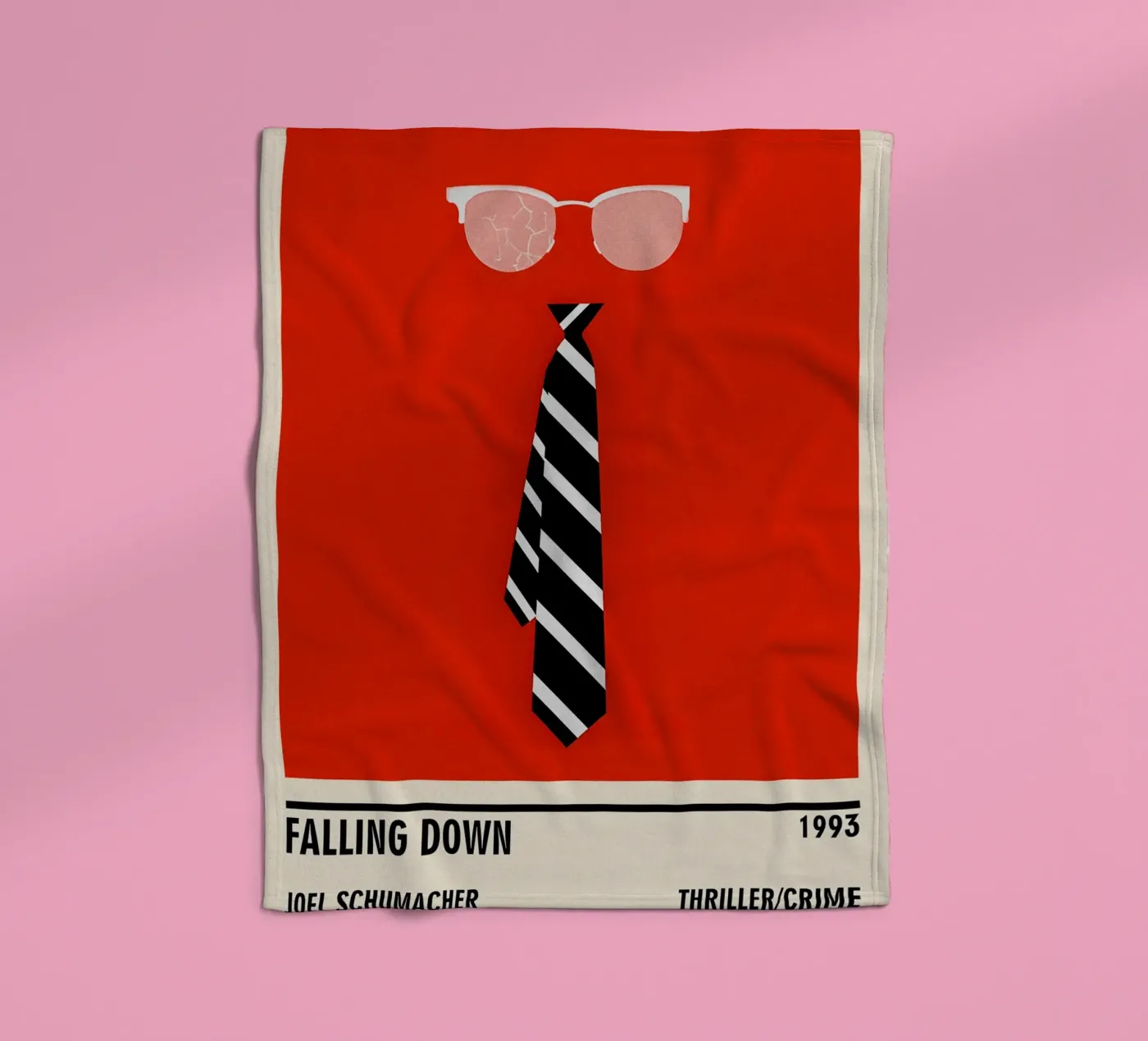 Falling Down fleece blanket by TheArtstudio