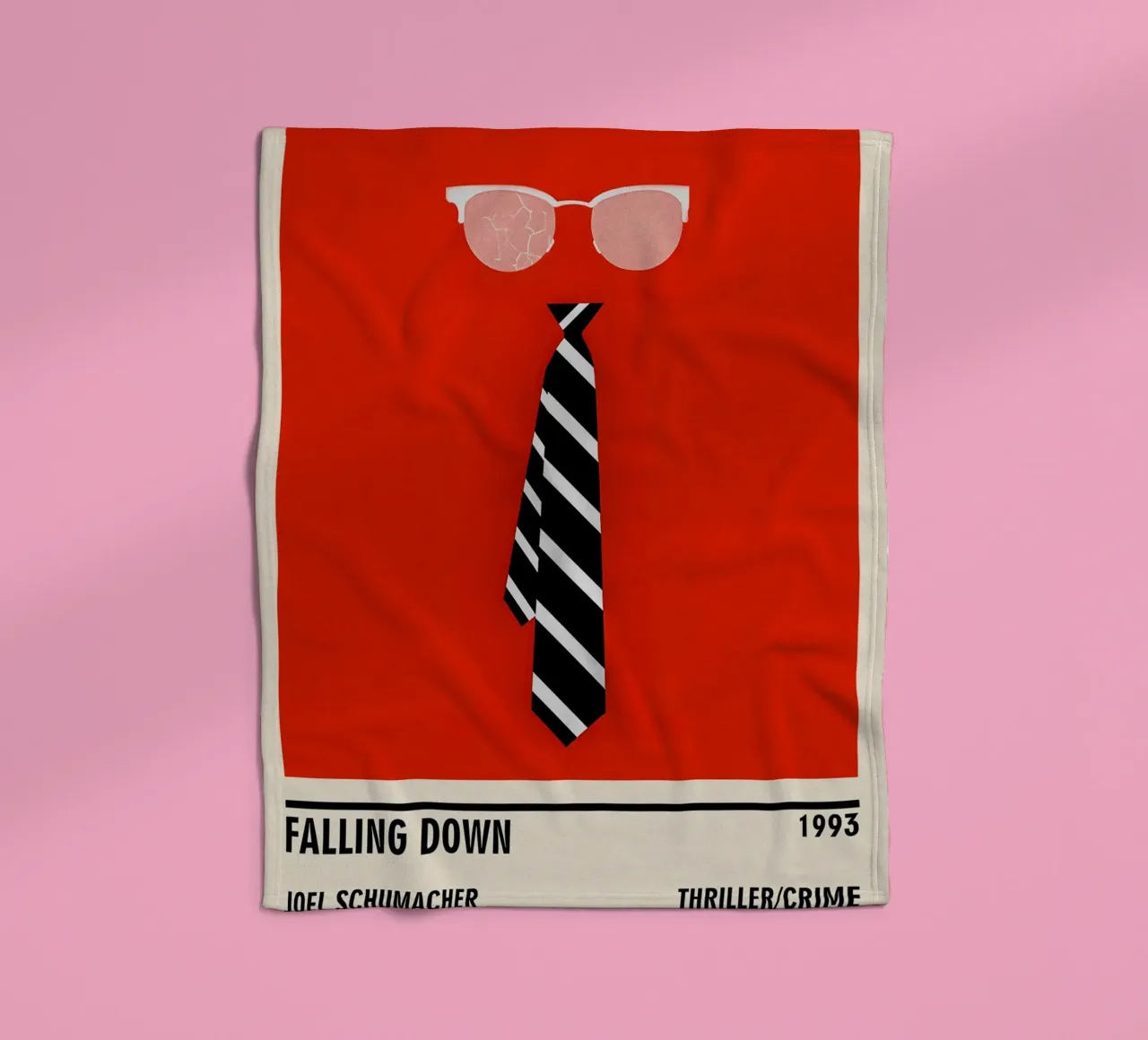 Falling Down fleecedeken van TheArtstudio
