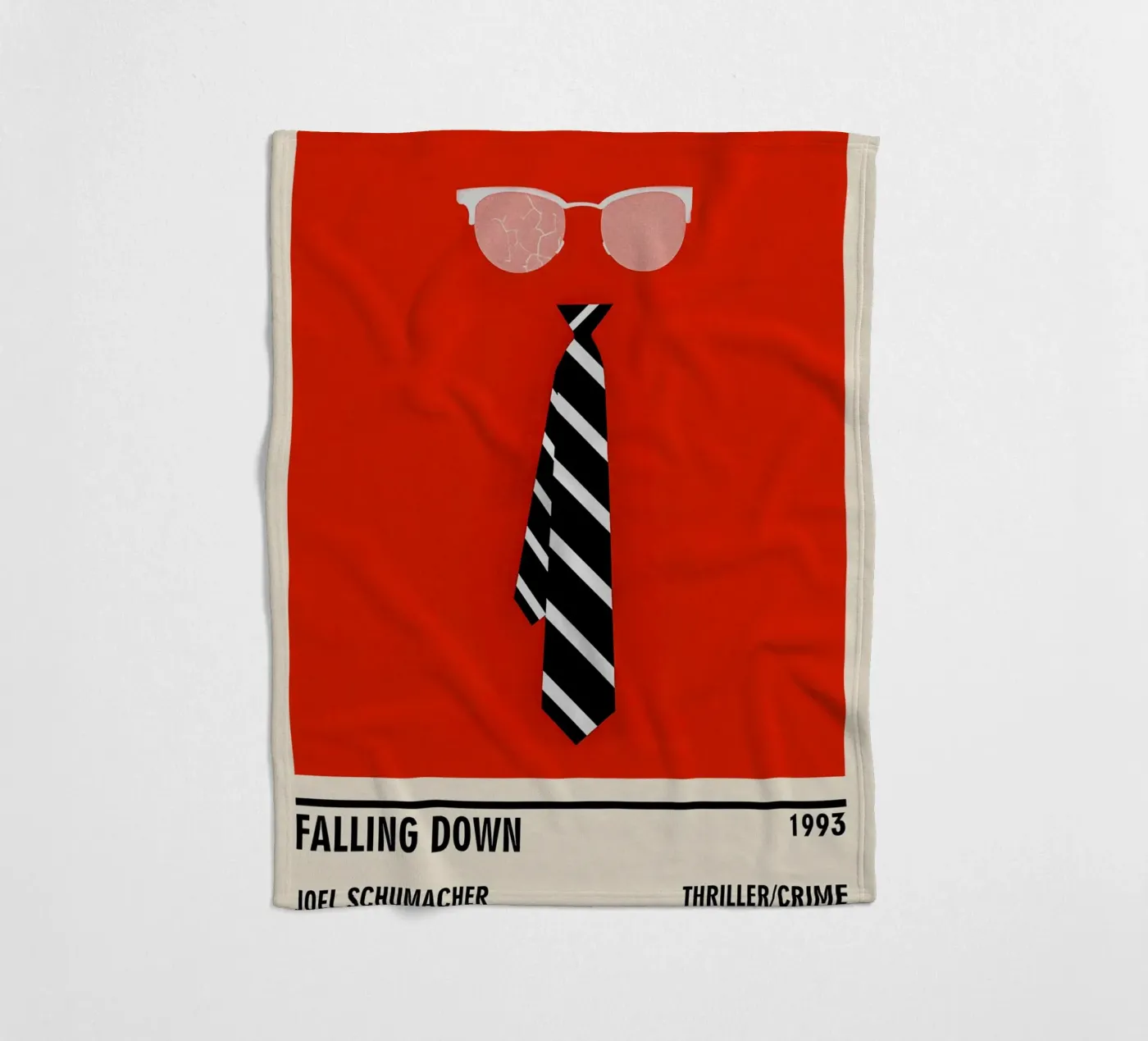Falling Down fleece blanket by TheArtstudio