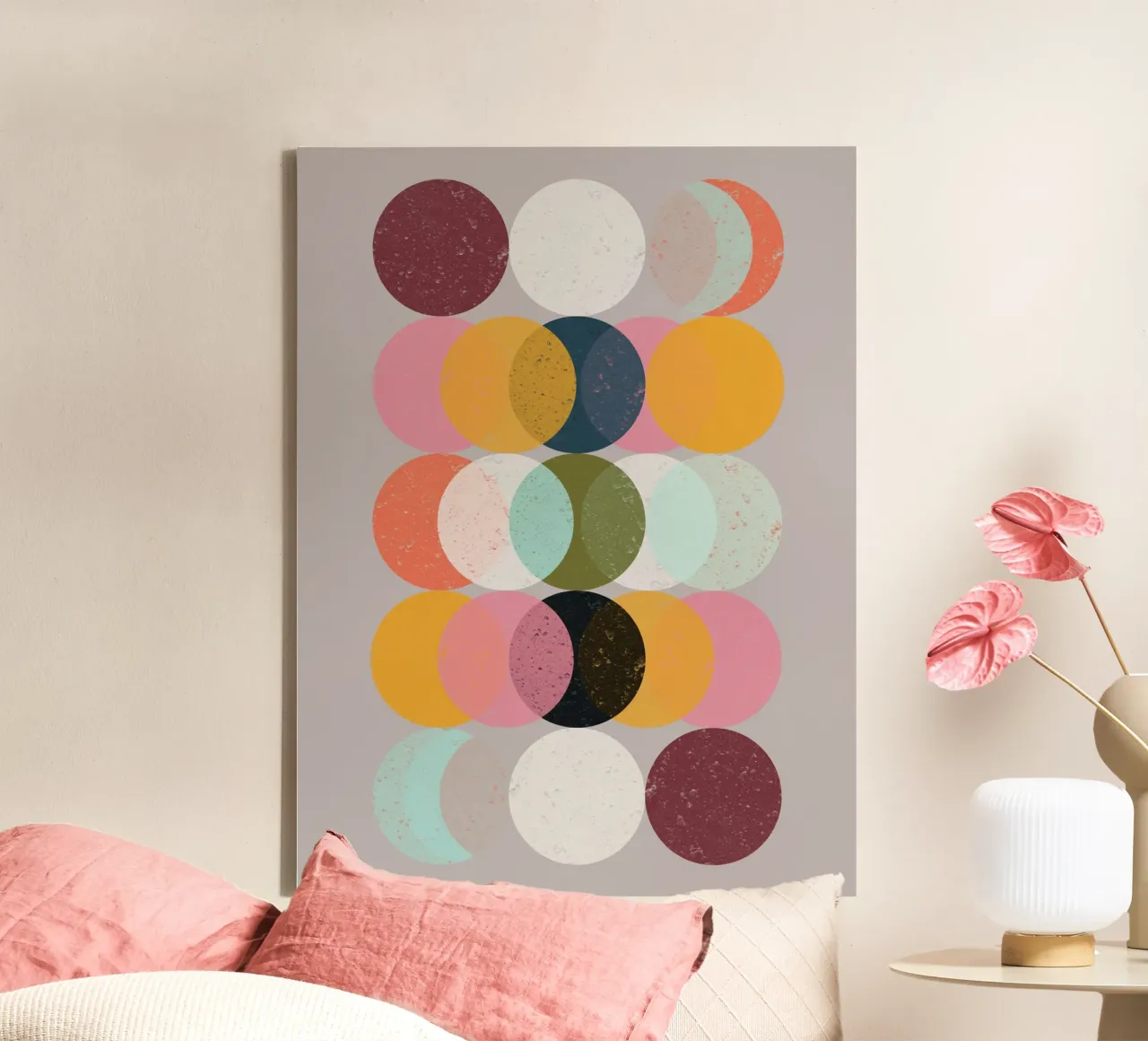 Moods & Moons tela con Cornice a cassetta da susanapaz