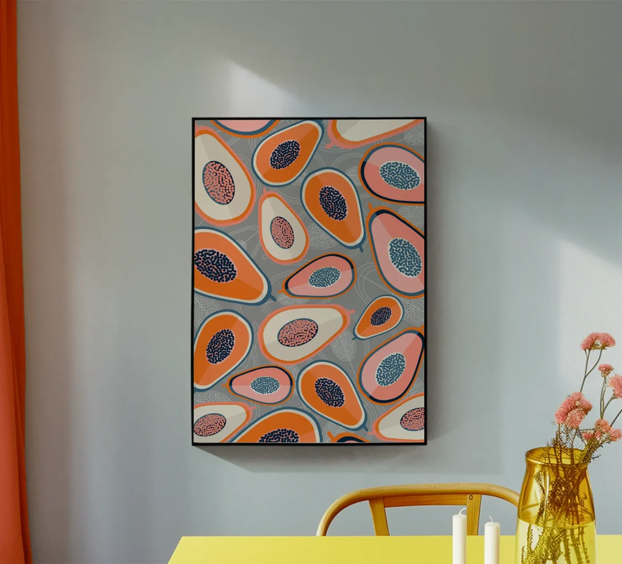 Papayas plexiglass da susanapaz