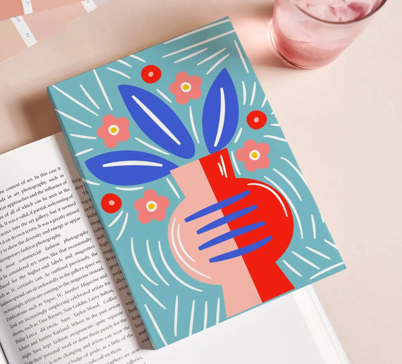 Fiori in vaso - Design grafico moderno diario da Whole©