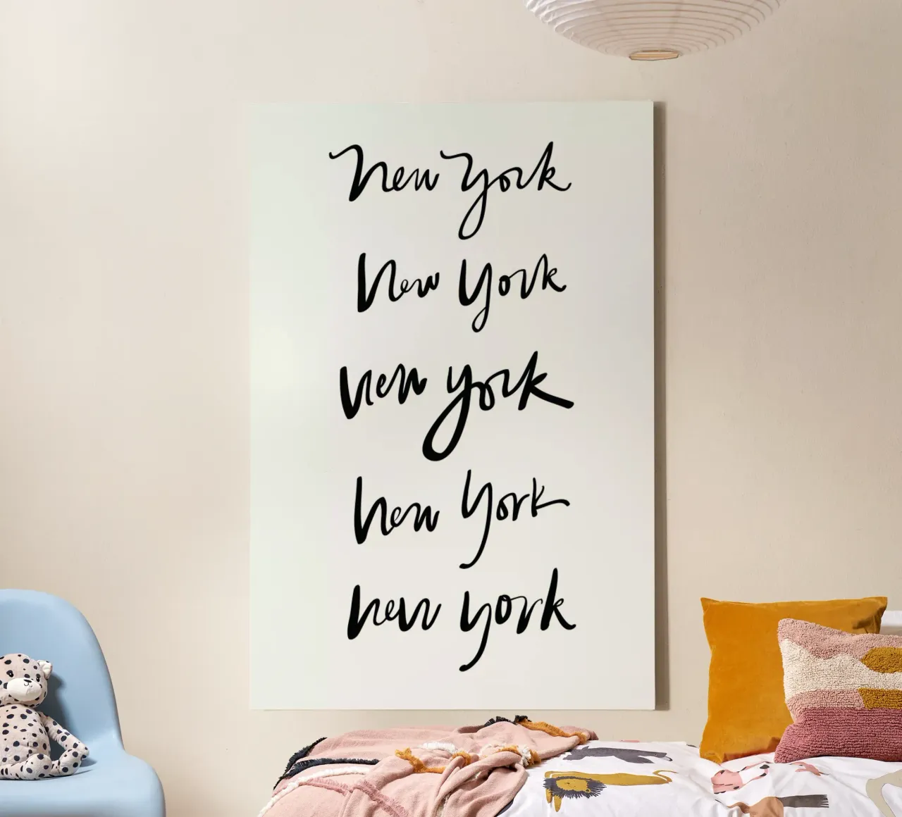 New York tela con Cornice a cassetta da Kristen Polsinelli