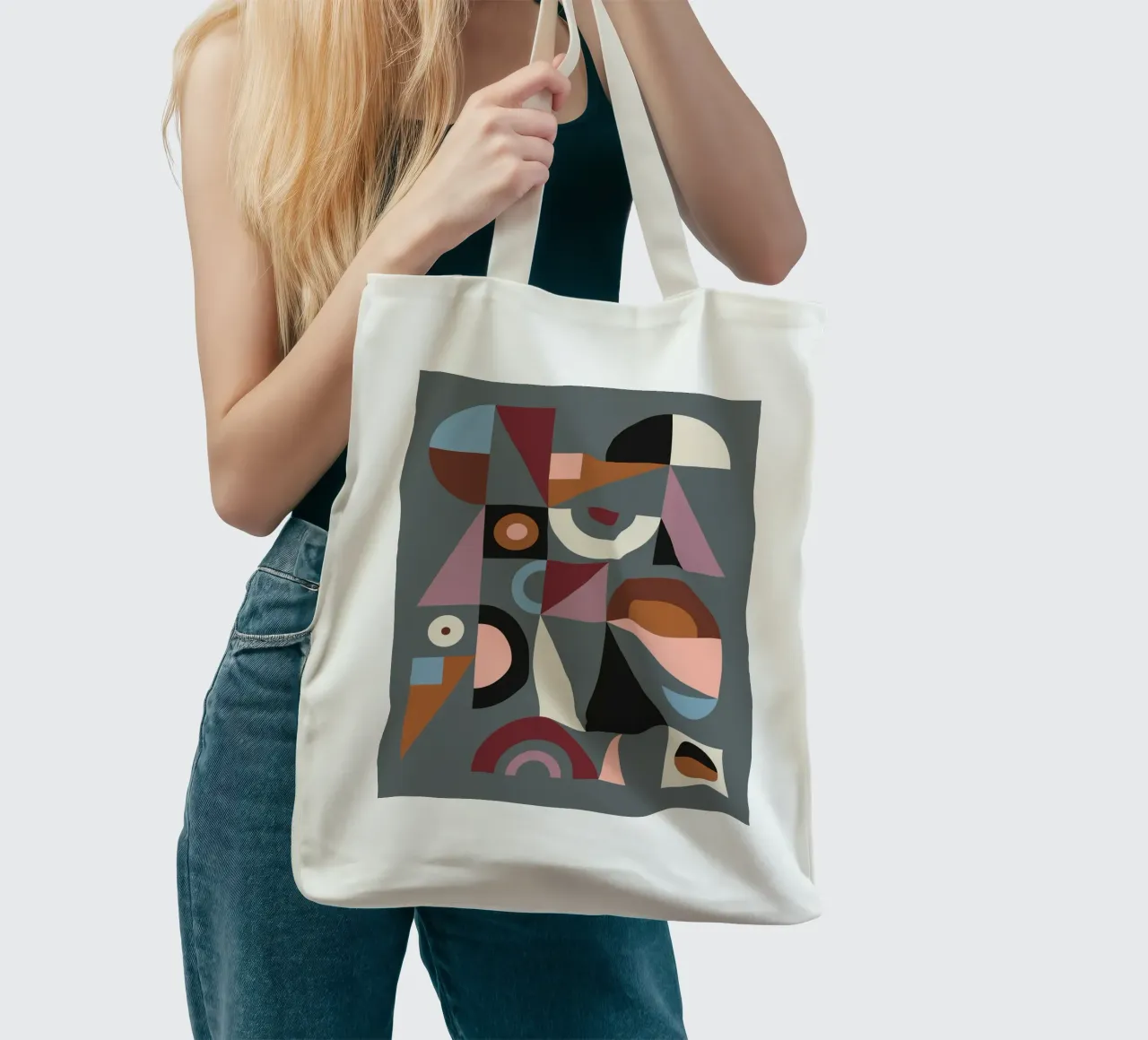Graphic #9 borsa in juta da susanapaz