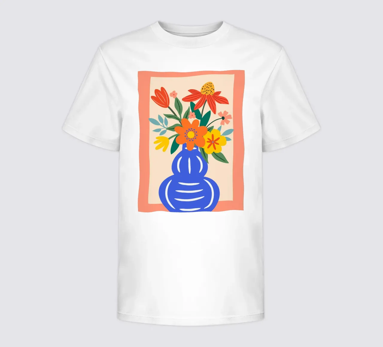 Fiori colorati in vaso - Moderno e allegro t-shirt bambini da Whole©