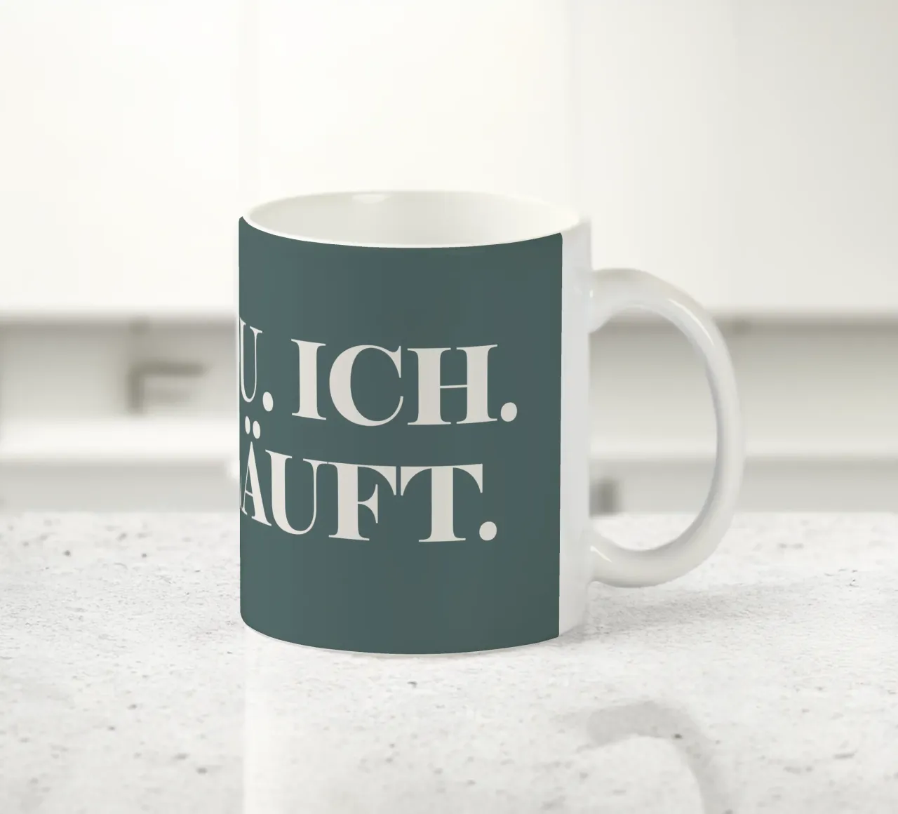 You and i ceramic mug by we line studio - art