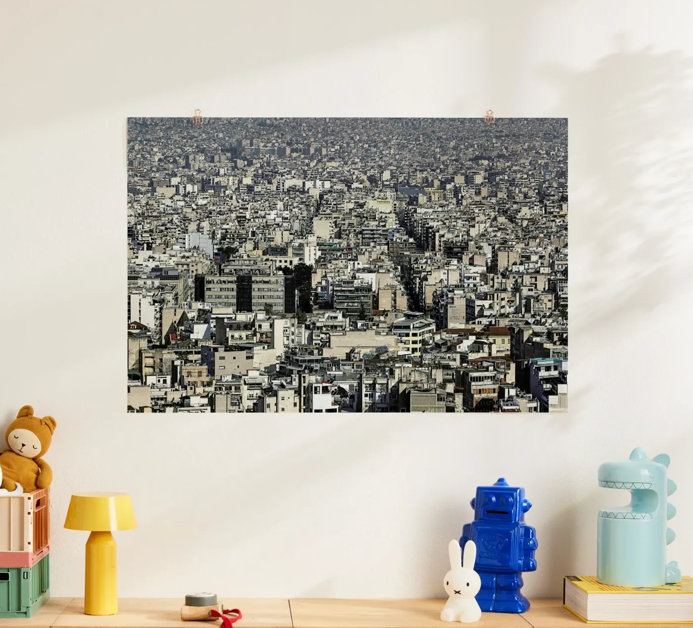 Athens Poster von Michael Belhadi