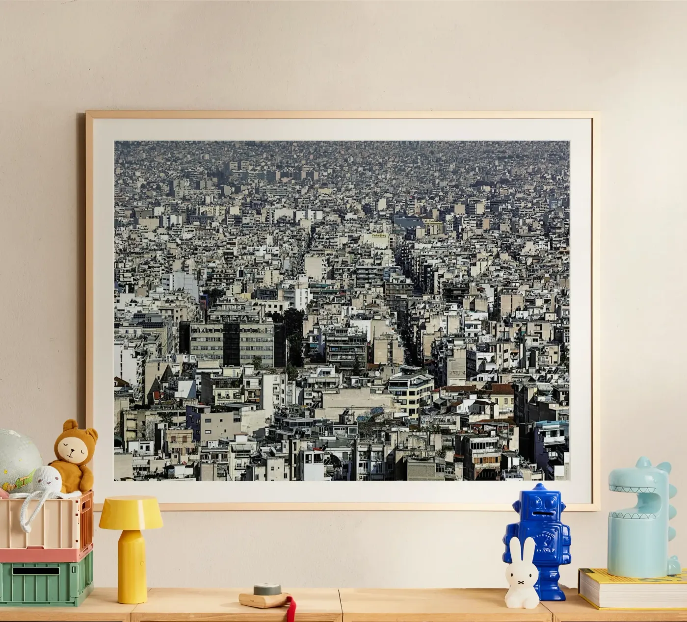 Athens Poster von Michael Belhadi