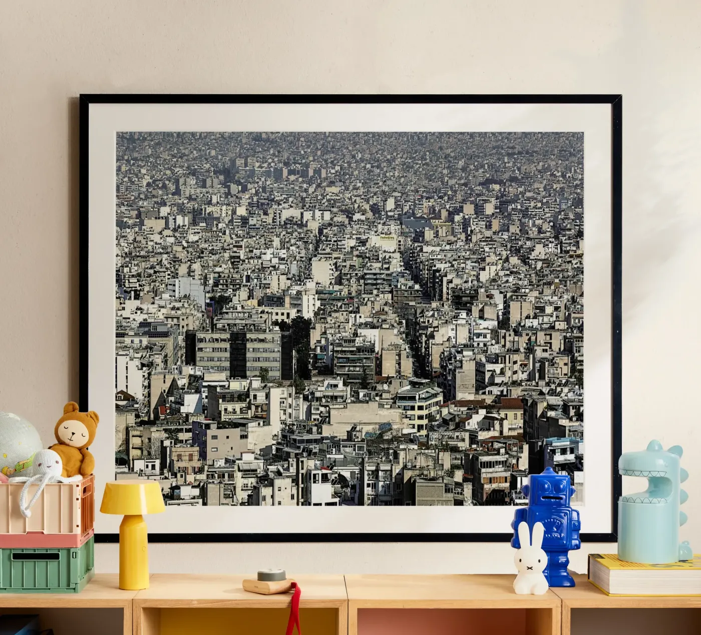 Athens Poster von Michael Belhadi