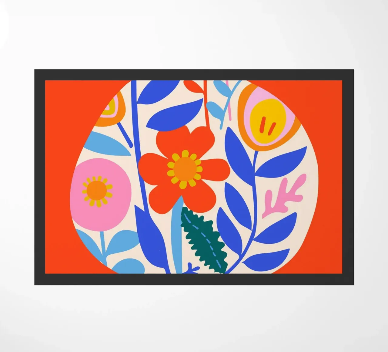Vaso di fiori colorati - Moderno e colorato zerbino da Whole©