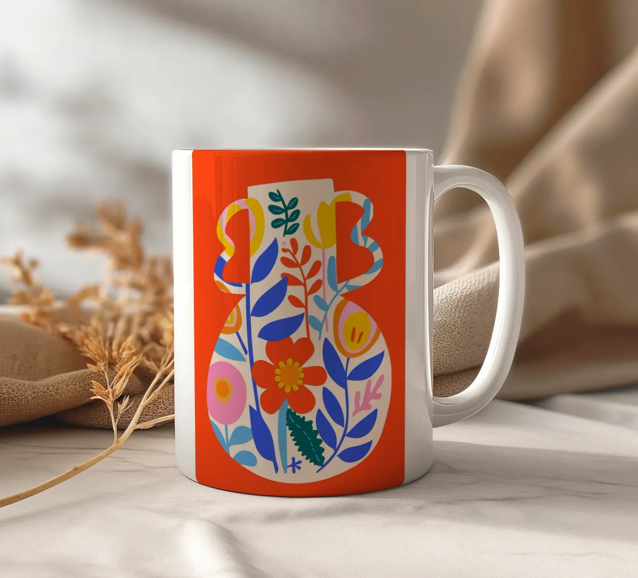 Vaso di fiori colorati - Moderno e colorato tazza in ceramica da Whole©