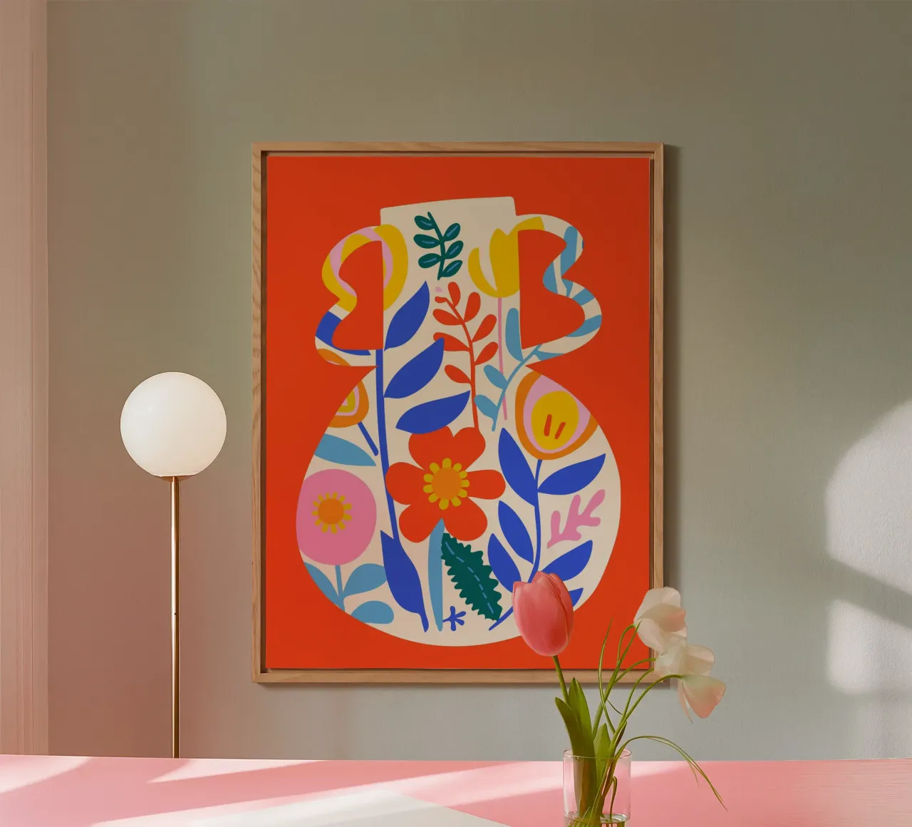 Vaso di fiori colorati - Moderno e colorato alluminio dibond da Whole©