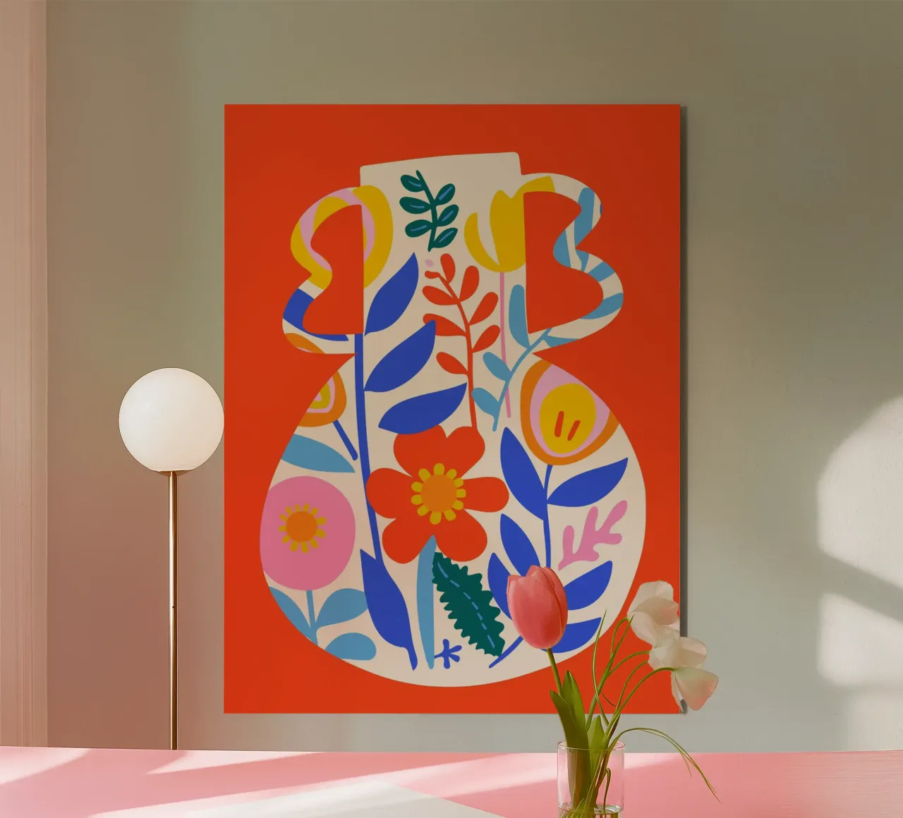 Vaso di fiori colorati - Moderno e colorato alluminio dibond da Whole©