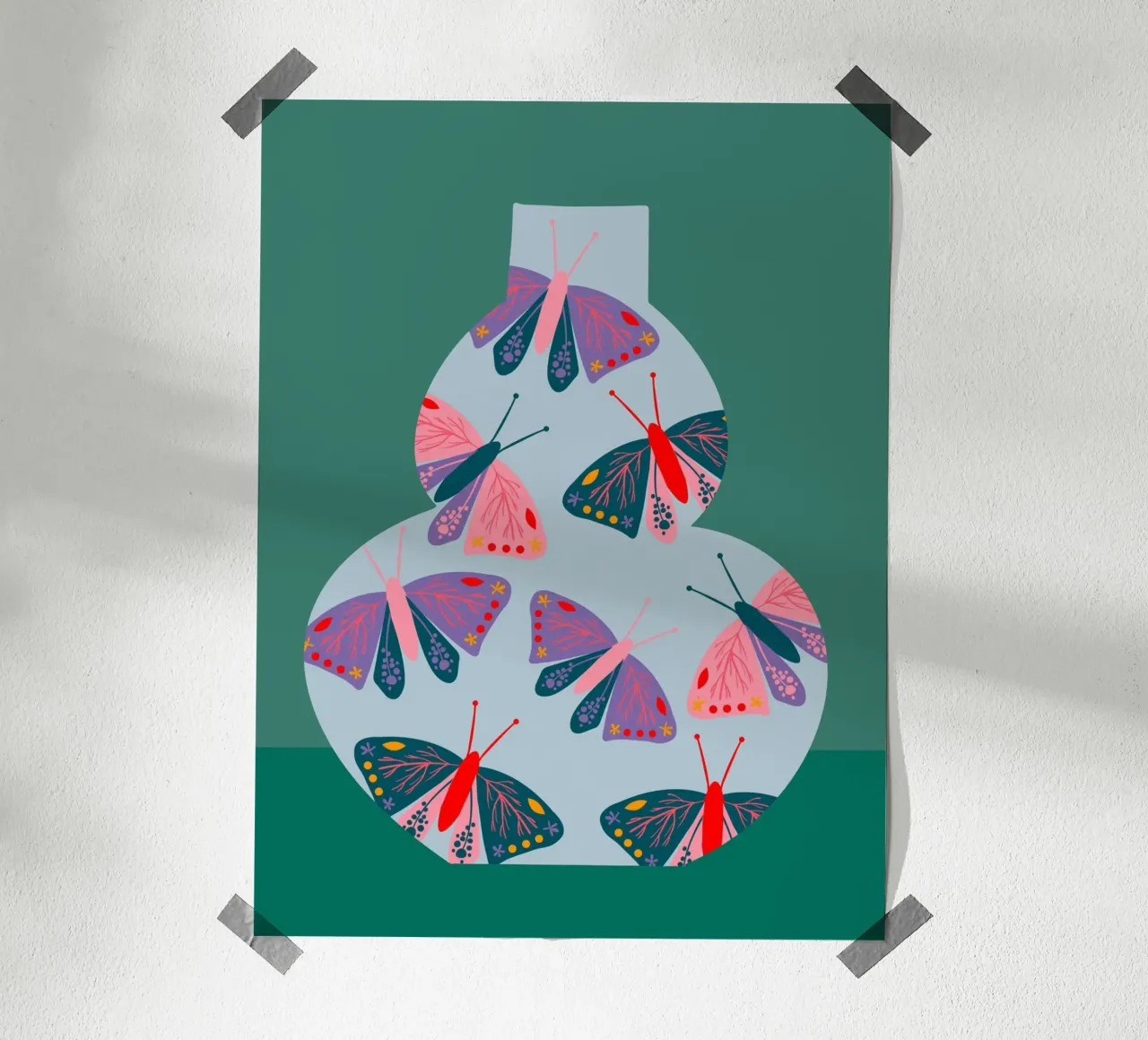 Butterfly vase - Playful & elegant hahnemühle by Whole©