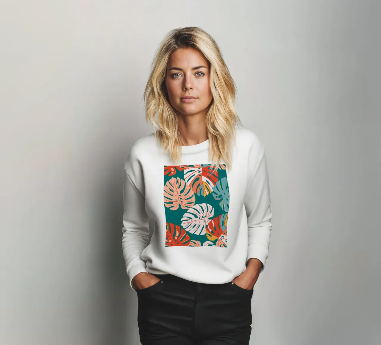 Foglie di Monstera - Tropicale e moderno felpa da Whole©