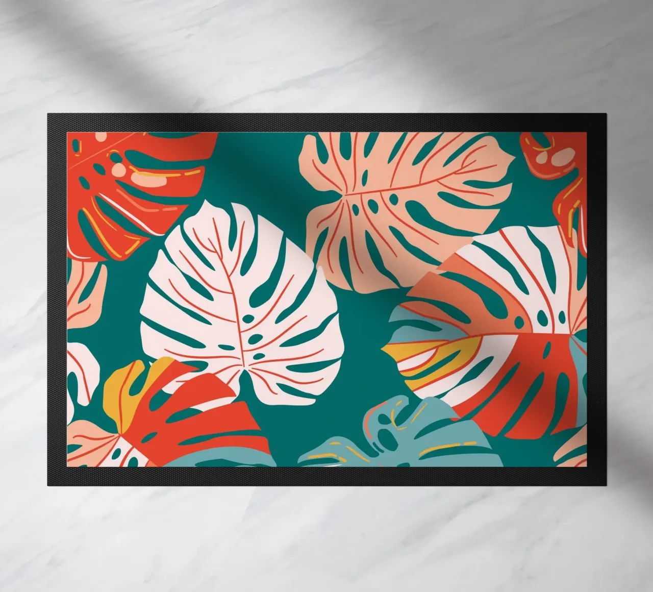 Foglie di Monstera - Tropicale e moderno zerbino da Whole©