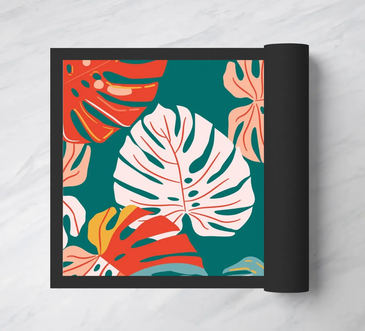 Foglie di Monstera - Tropicale e moderno zerbino da Whole©
