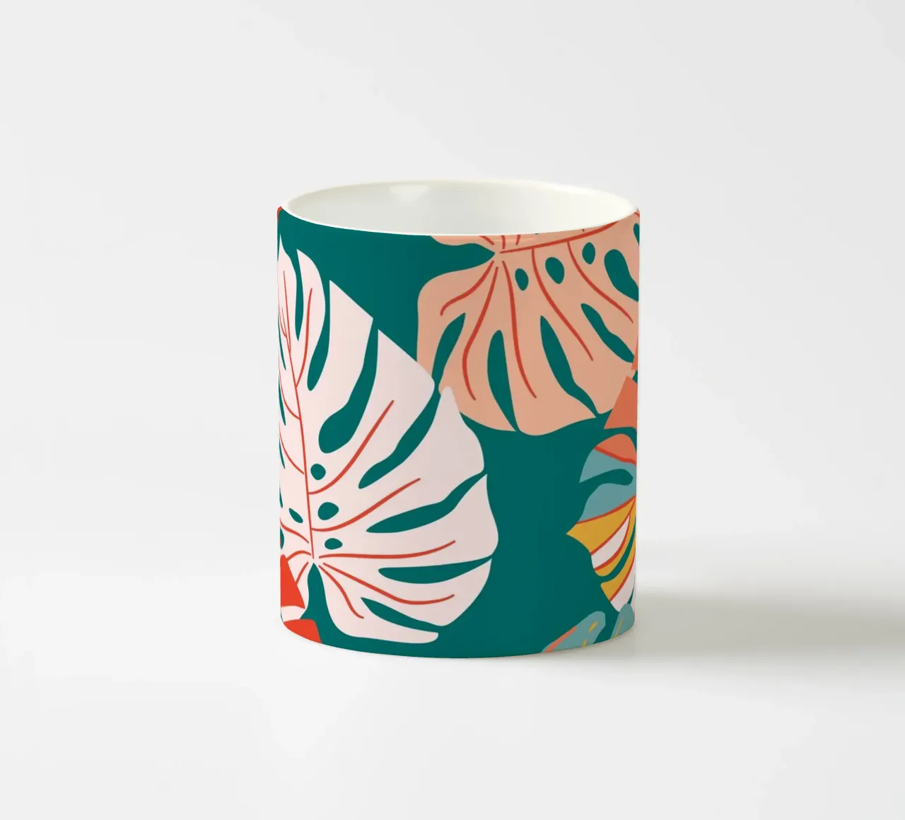 Foglie di Monstera - Tropicale e moderno tazza in ceramica da Whole©