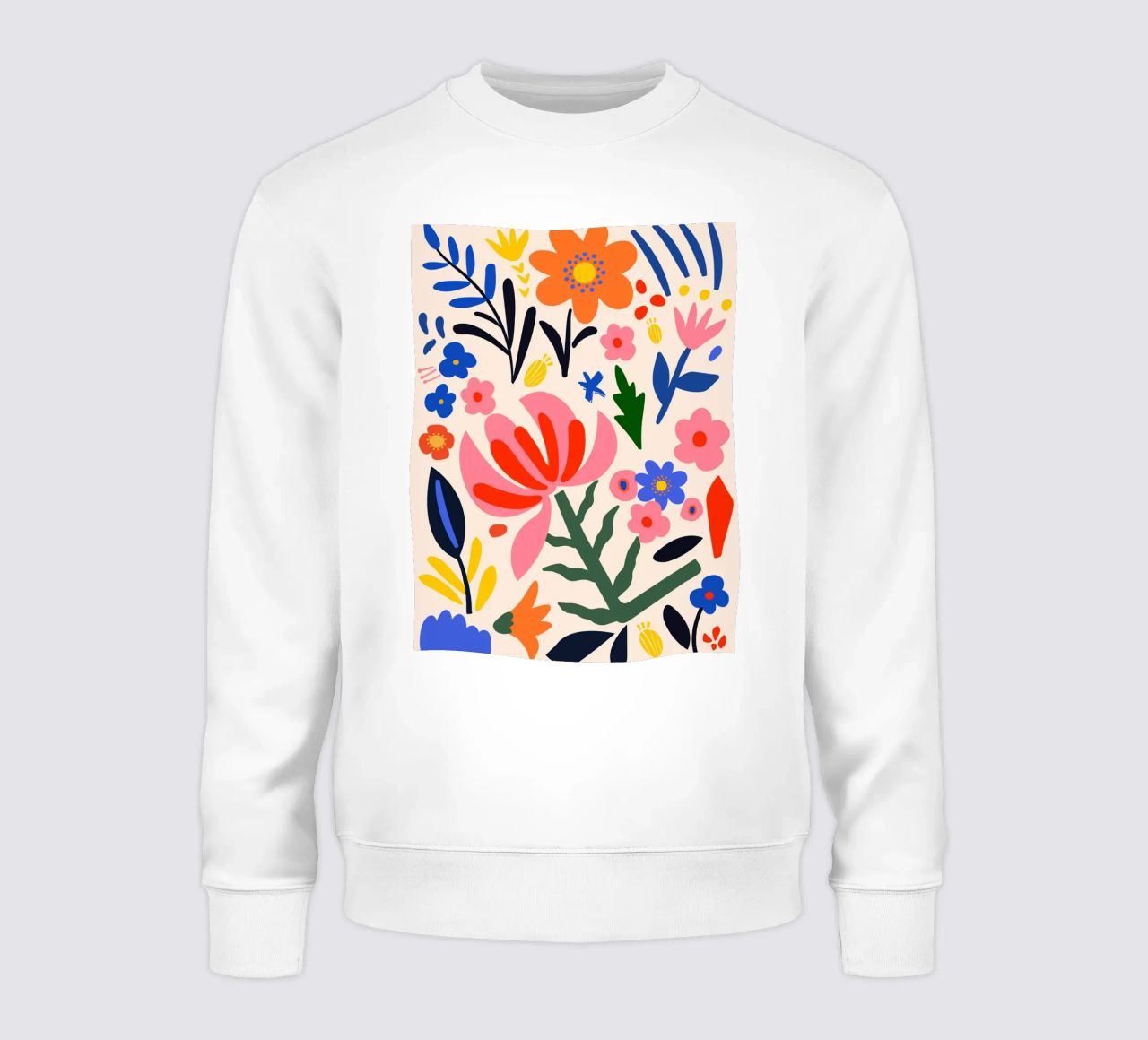 Fleurs abstraites - Coloré & Moderne sweat de Whole©