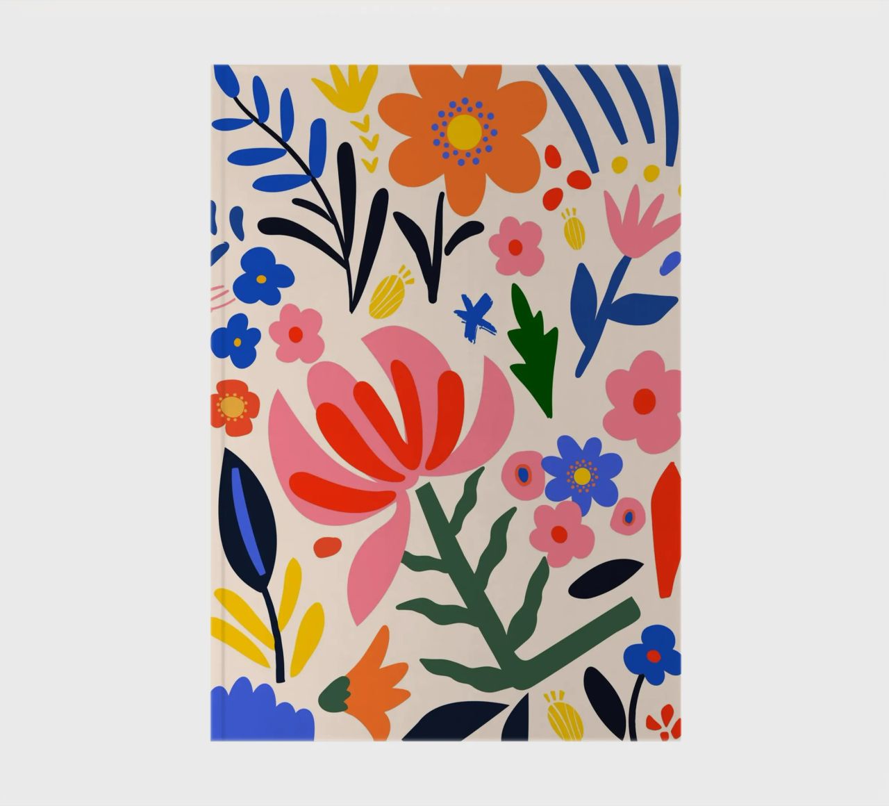 Fleurs abstraites - Coloré & Moderne carnet de notes de Whole©