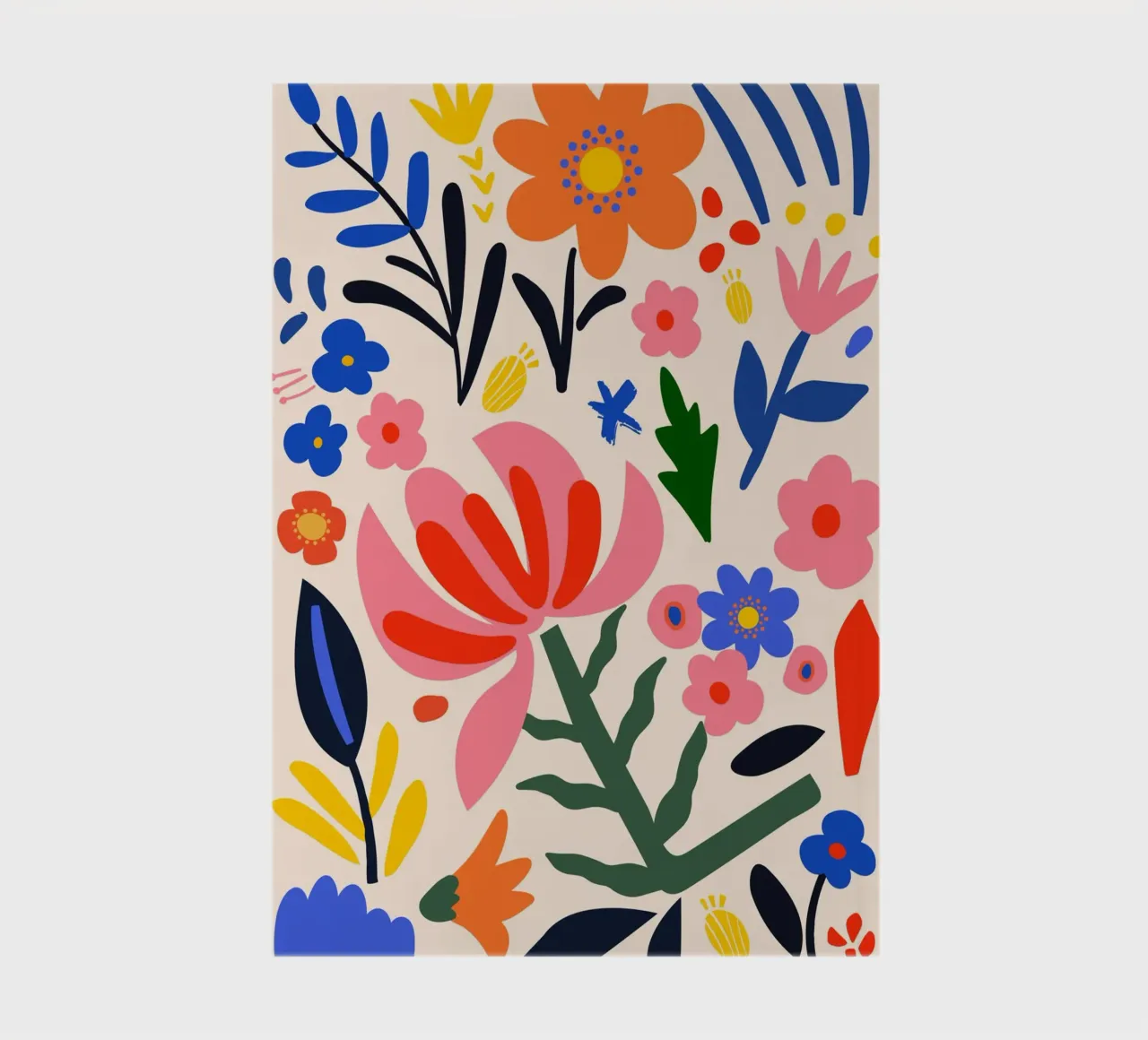Splendore floreale astratto - colorato e moderno diario da Whole©
