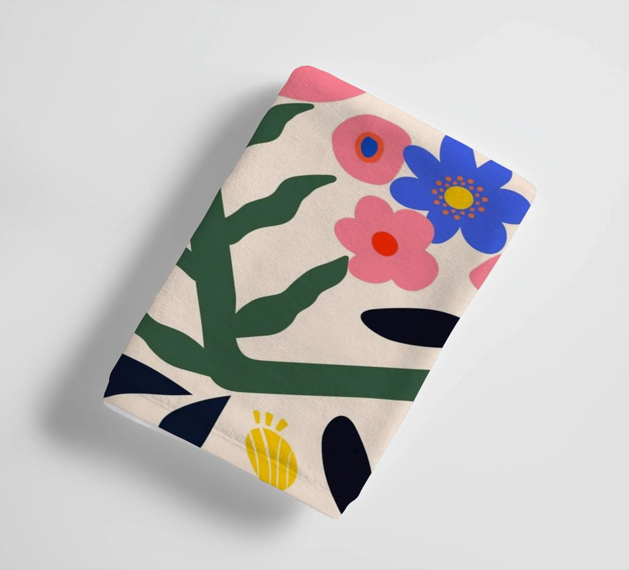 Fleurs abstraites - Coloré & Moderne serviette de bain de Whole©