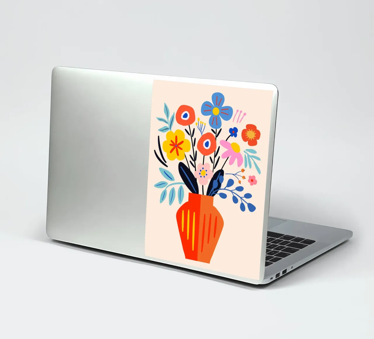 Bouquet in vase - Modern & colourful sticker by Whole©