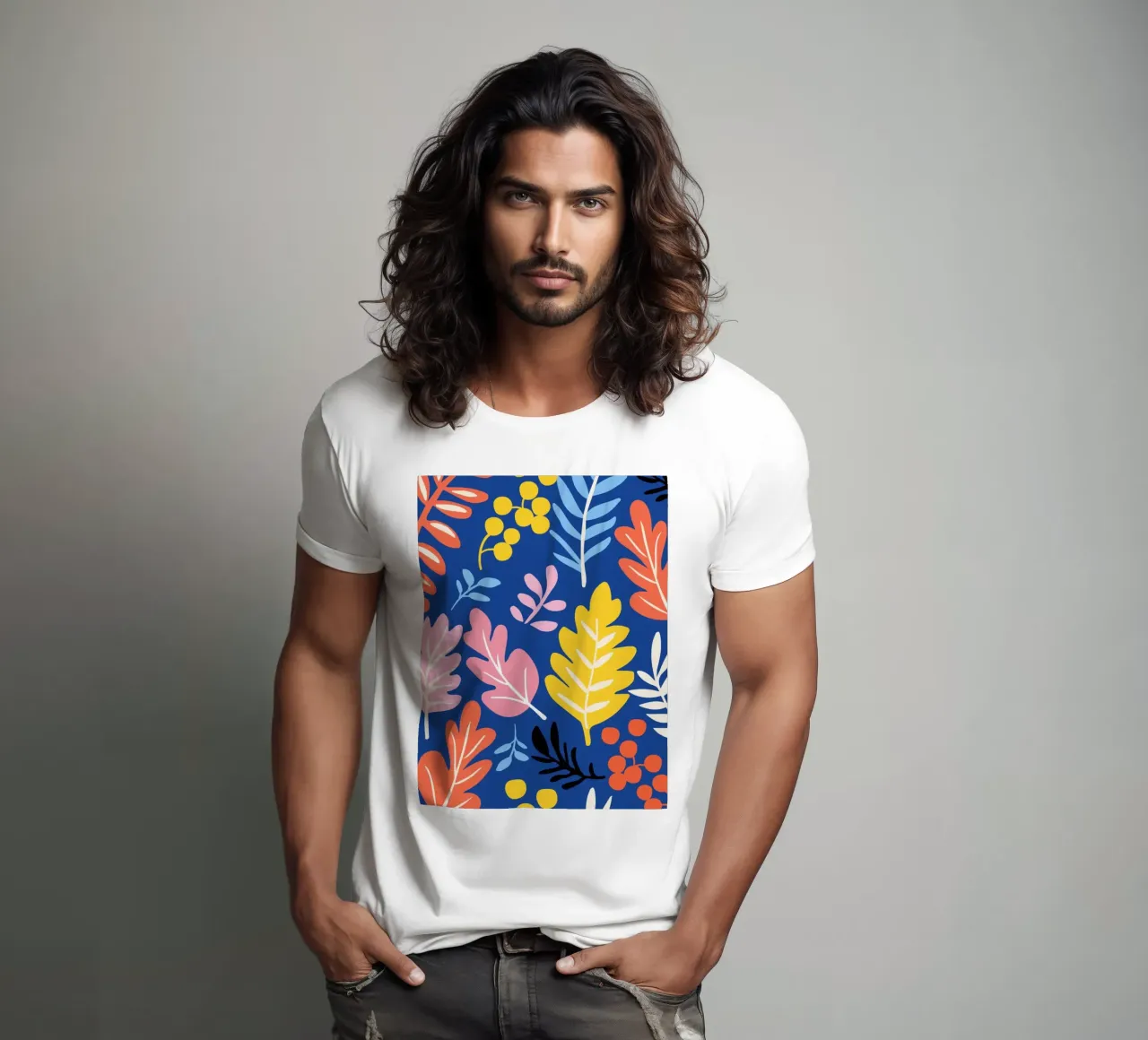 Foglie astratte - Vivace e moderno t-shirt da Whole©