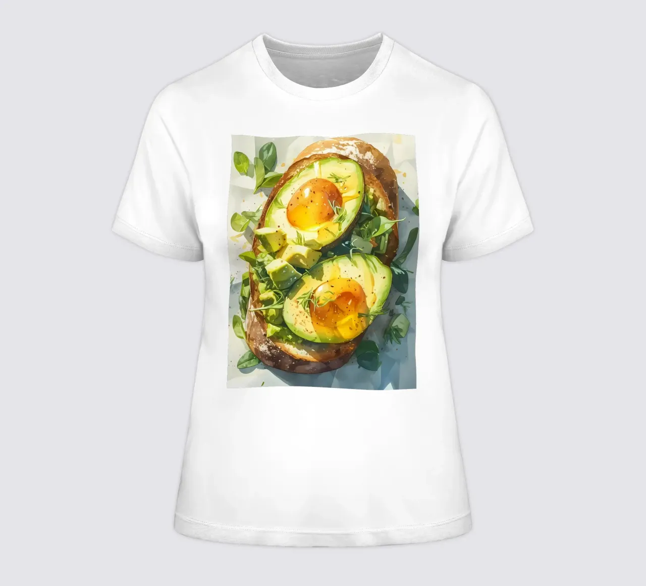 Avocat Hey t-shirt ajusté pour femmes de Manh beo
