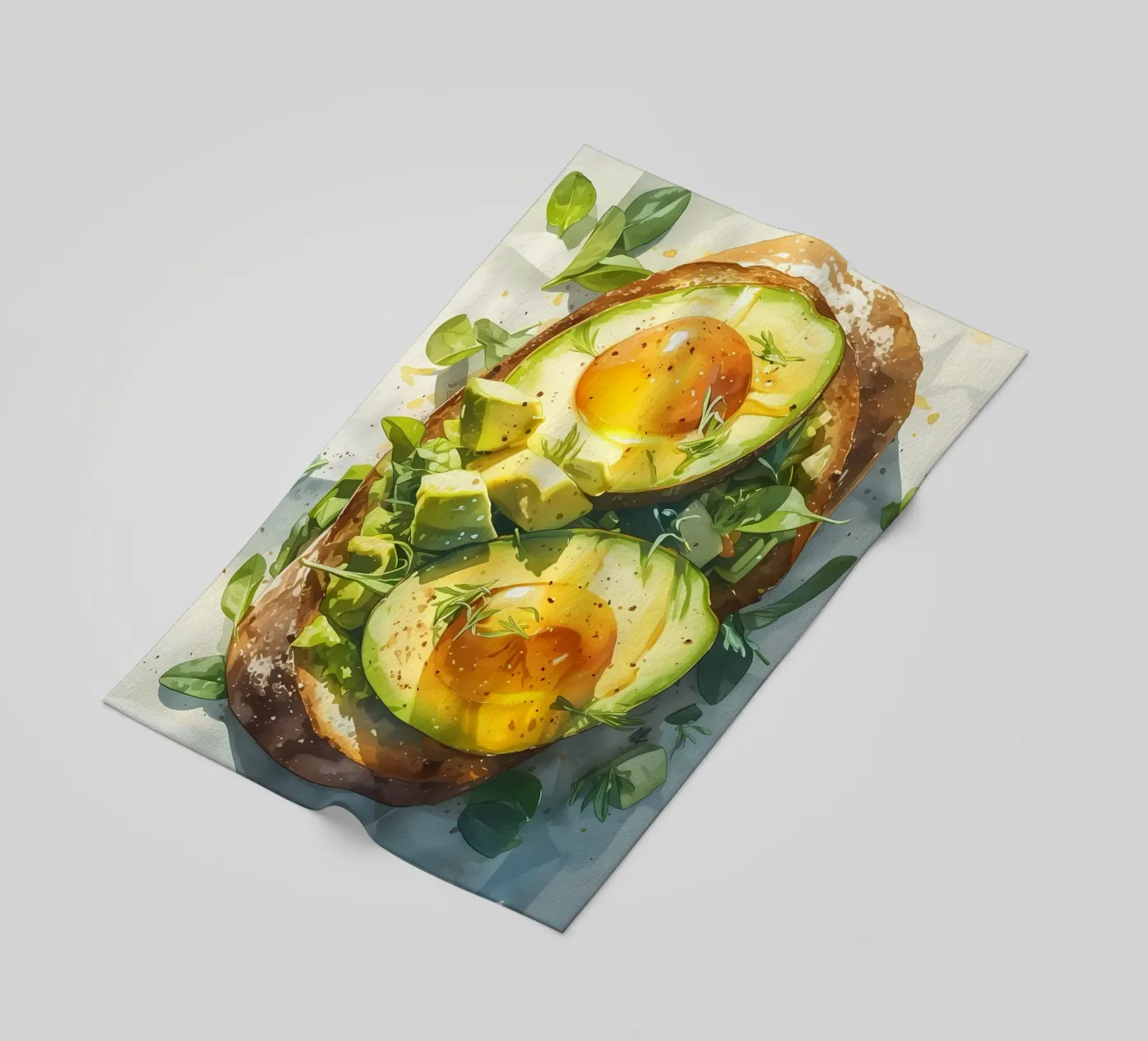 Avocado Hey Strandtuch von Manh beo