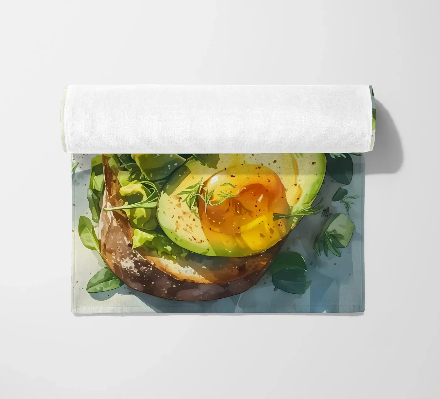 Avocado Hey Strandtuch von Manh beo