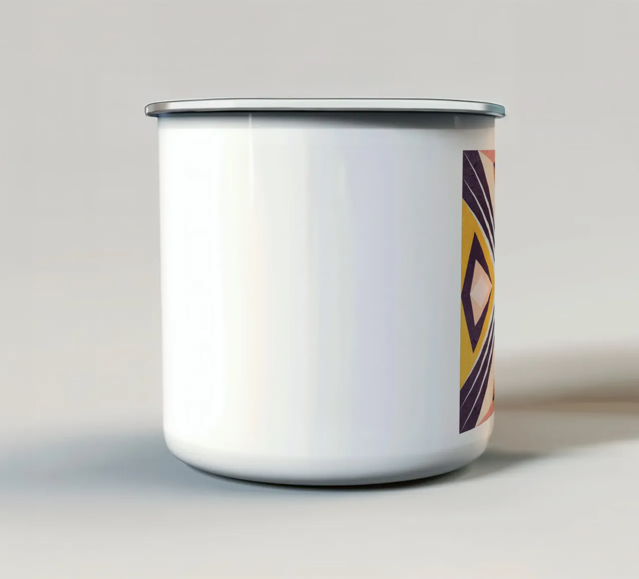 Luce brillante tazza in smalto da lovely lines
