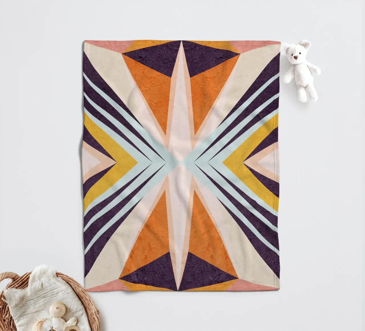 Helles Licht Fleecedecke von Abstract 888