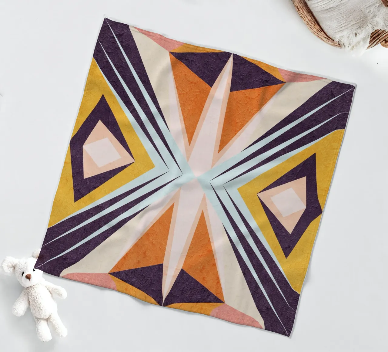 Helles Licht Fleecedecke von Abstract 888