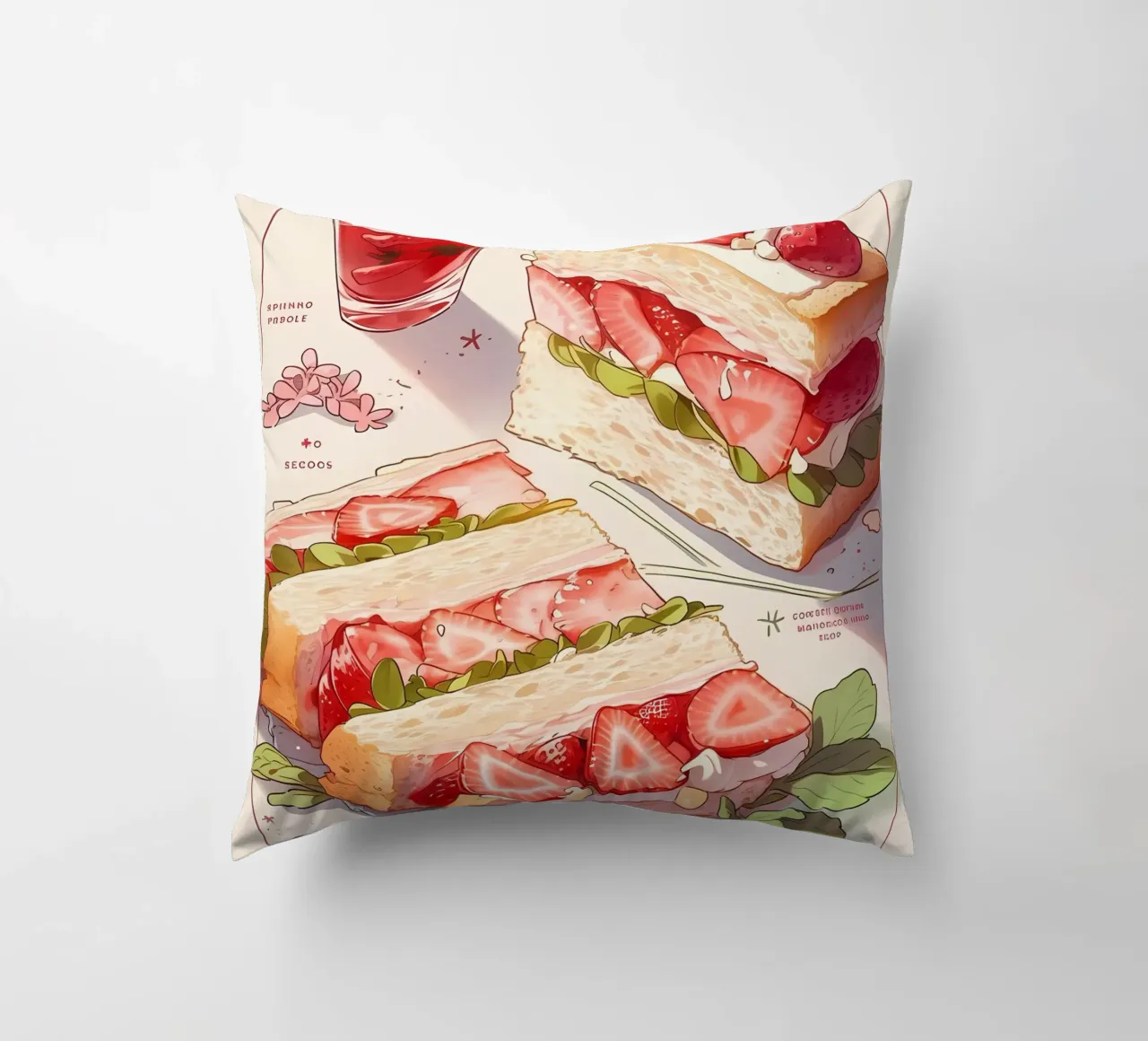 Colazione con pane tostato cuscino da Manh beo
