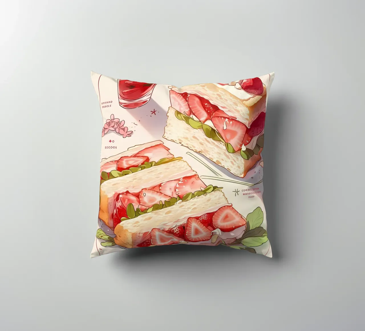 Colazione con pane tostato cuscino da Manh beo