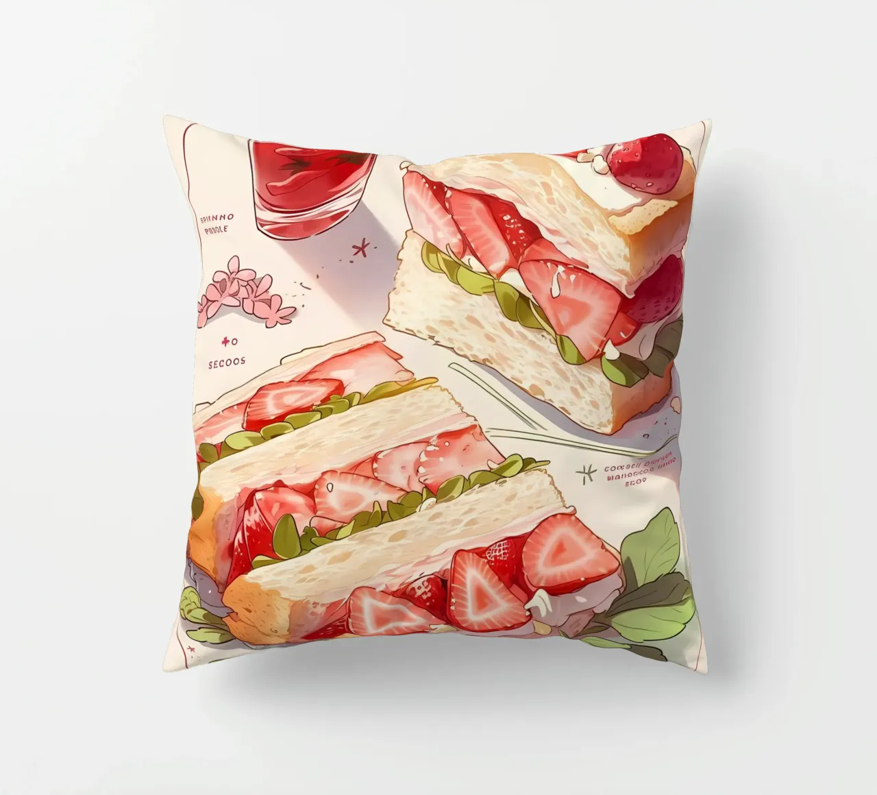 Colazione con pane tostato cuscino da Manh beo