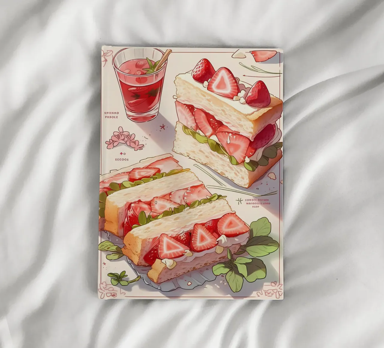 Breakfast toast notebook by Manh beo