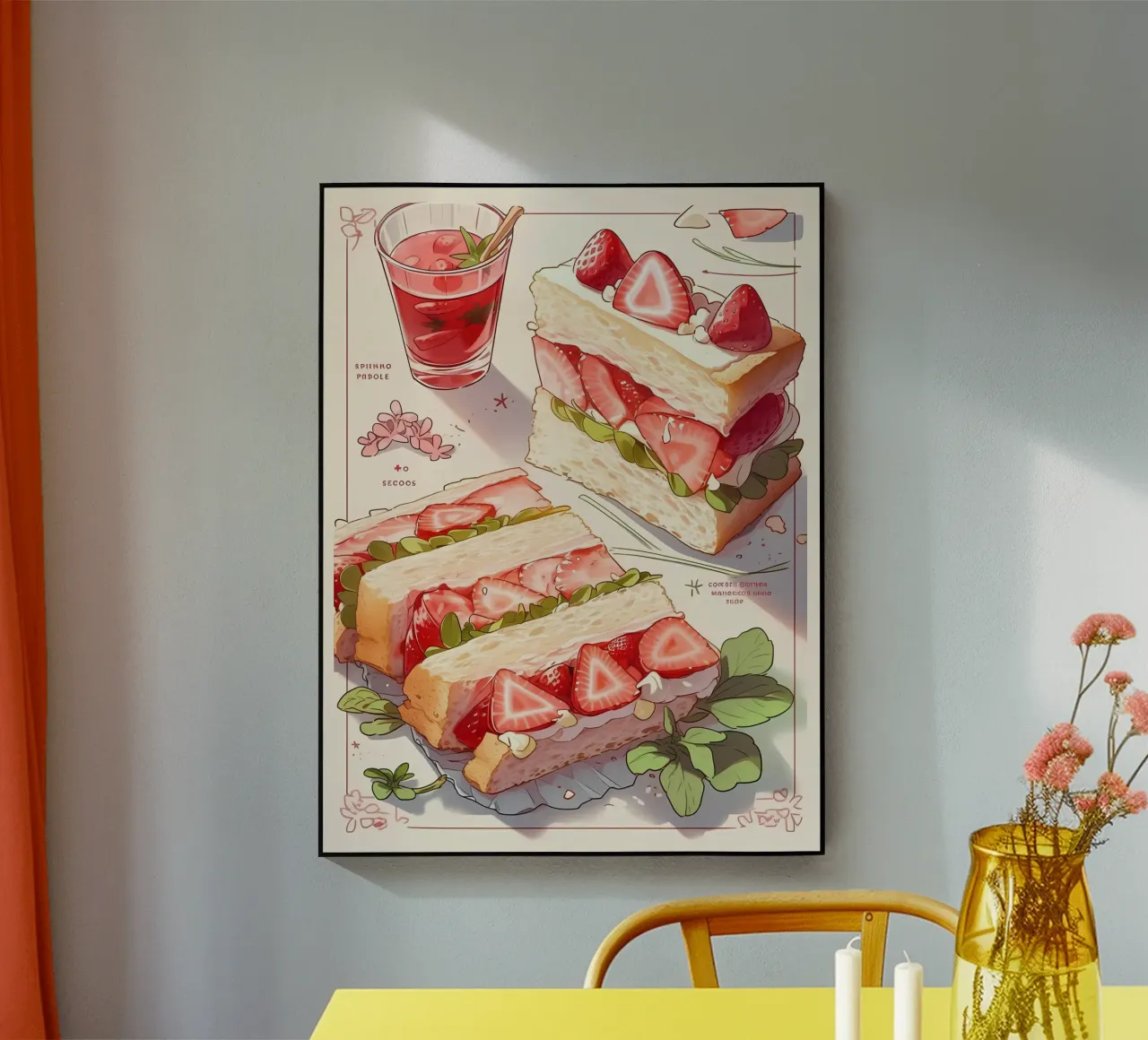 Colazione con pane tostato plexiglass da Manh beo