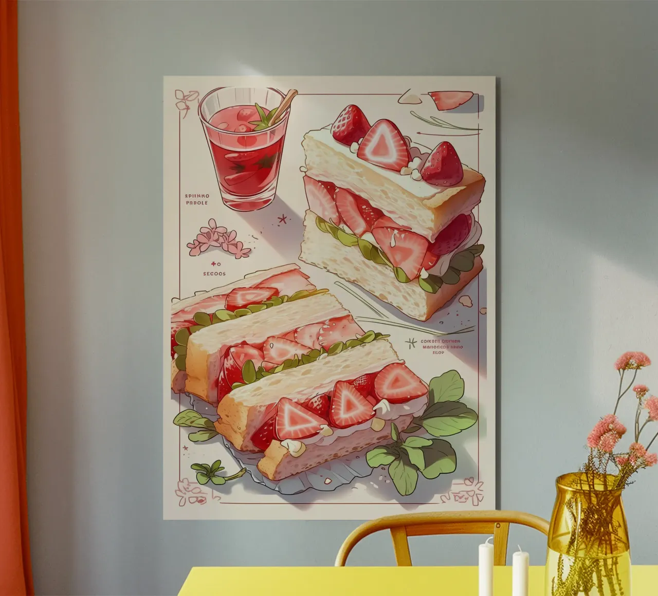 Colazione con pane tostato alluminio dibond da Manh beo