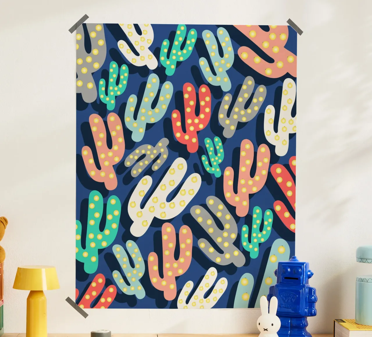 Tex-Mex Xmas poster con telaio in plastica da susanapaz
