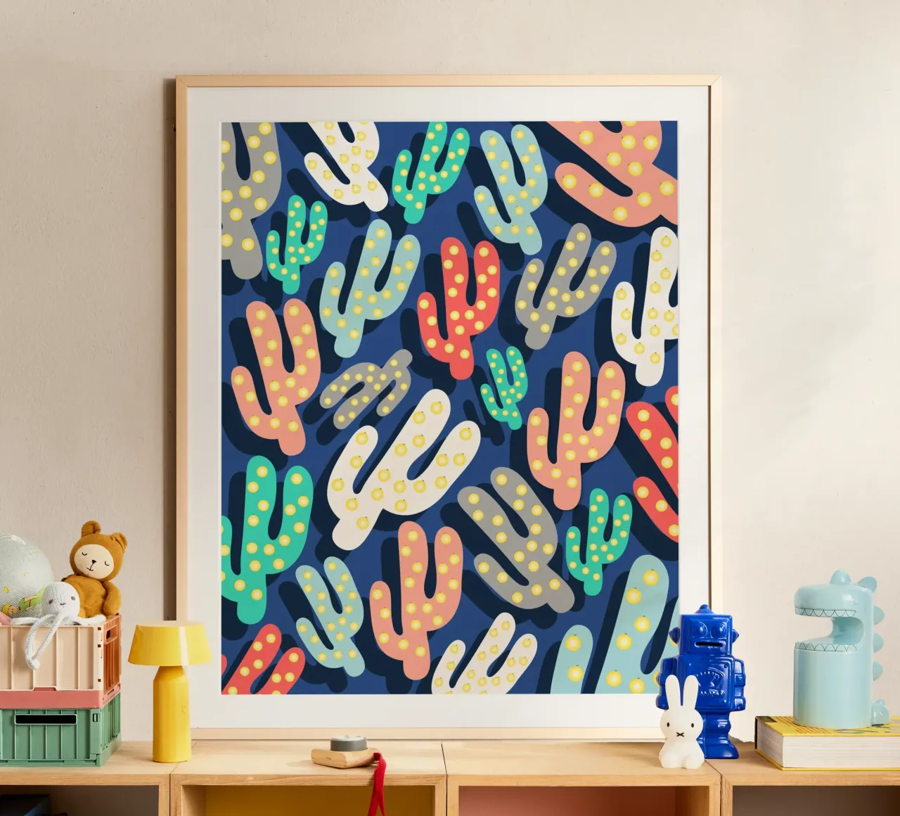 Tex-Mex Xmas poster con telaio in plastica da susanapaz