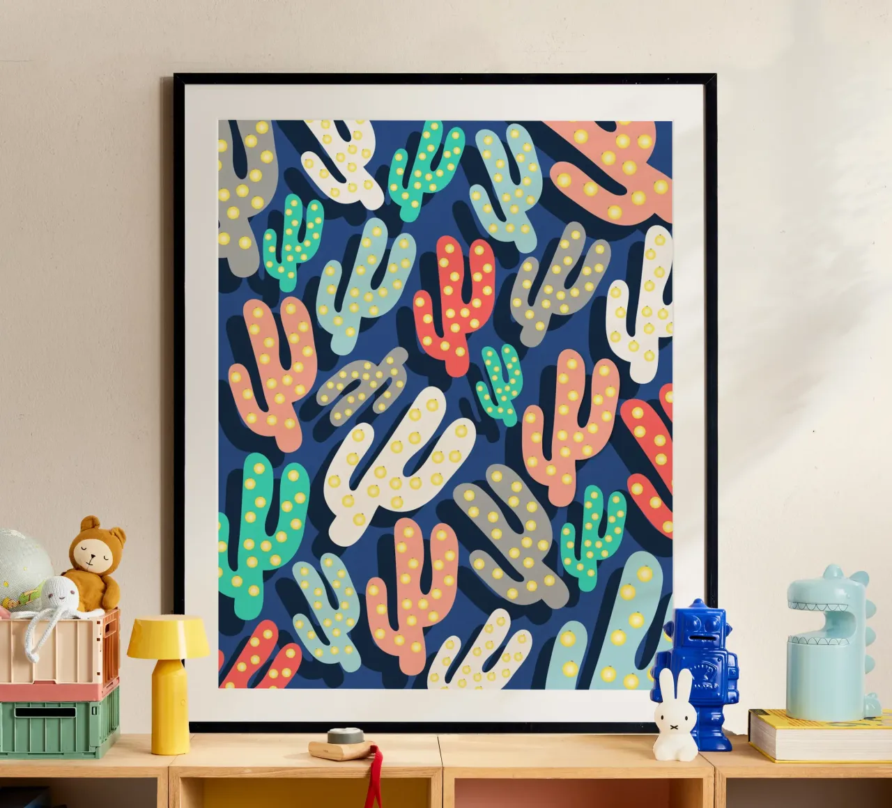 Tex-Mex Xmas poster con telaio in plastica da susanapaz