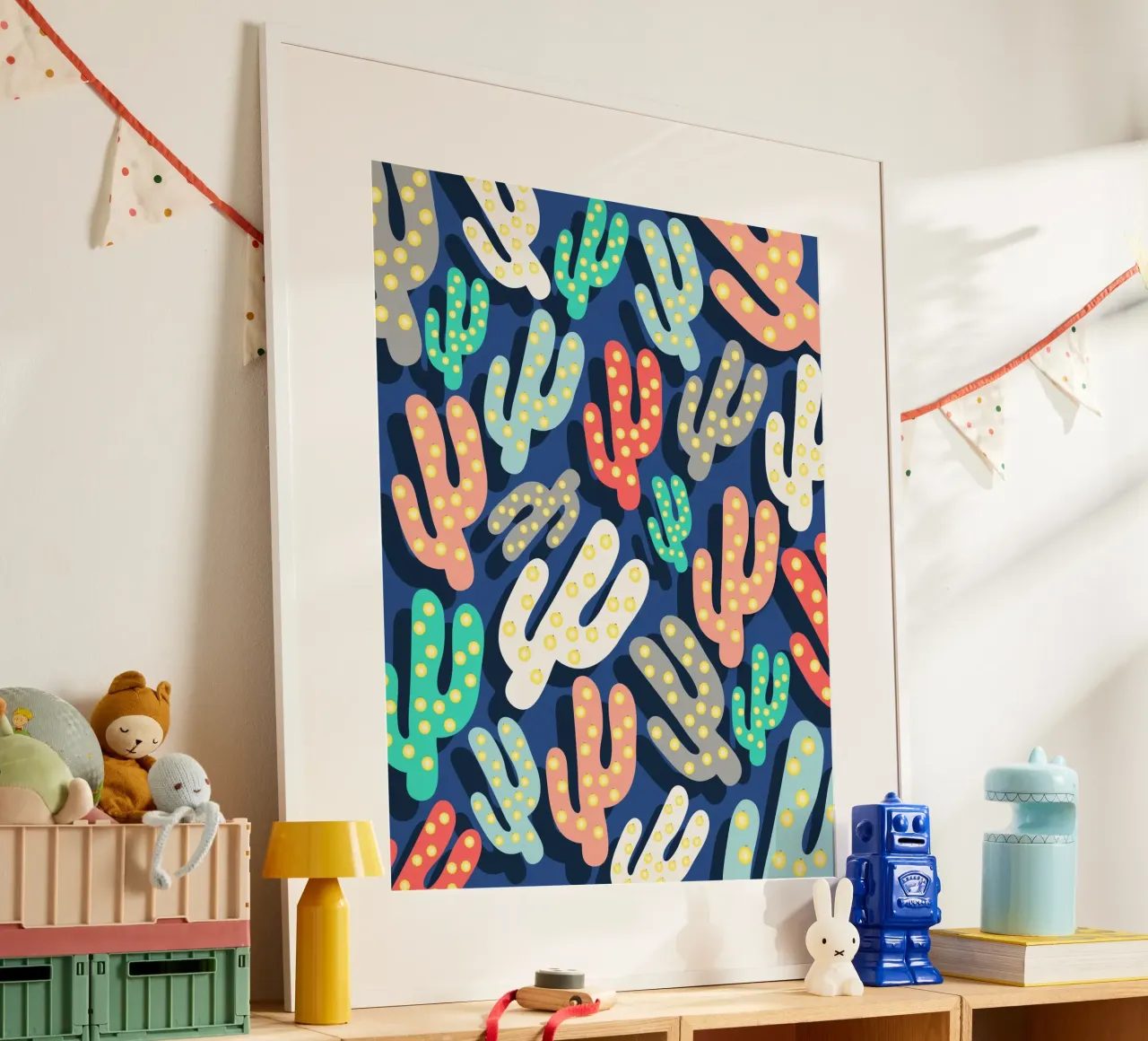 Tex-Mex Xmas poster con telaio in plastica da susanapaz
